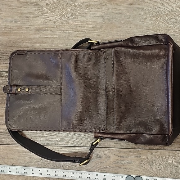 Brown, Leather, Men's, Bag, Women's, Festival, Office, Casual, Travel, Holiday - Picture 7 of 12